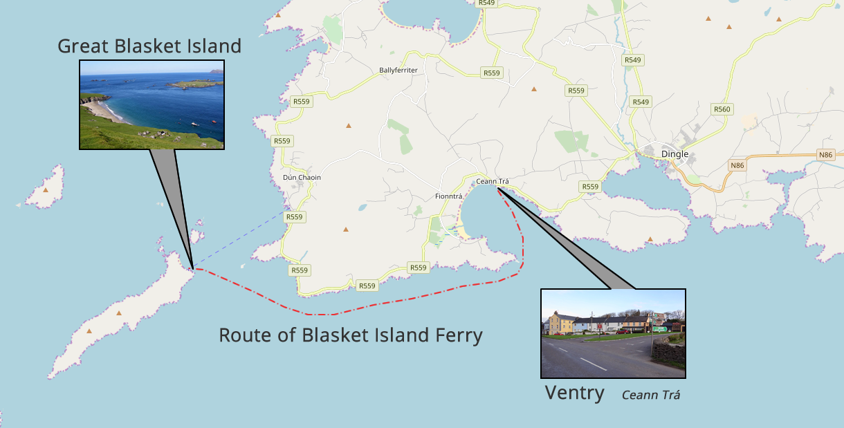 Blasket Island Ferry Location Departure